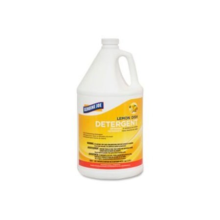 SP RICHARDS Manual Dish Detergent Liquid, Lemon, Gallon Bottle, 4 Bottles GJO10359CT